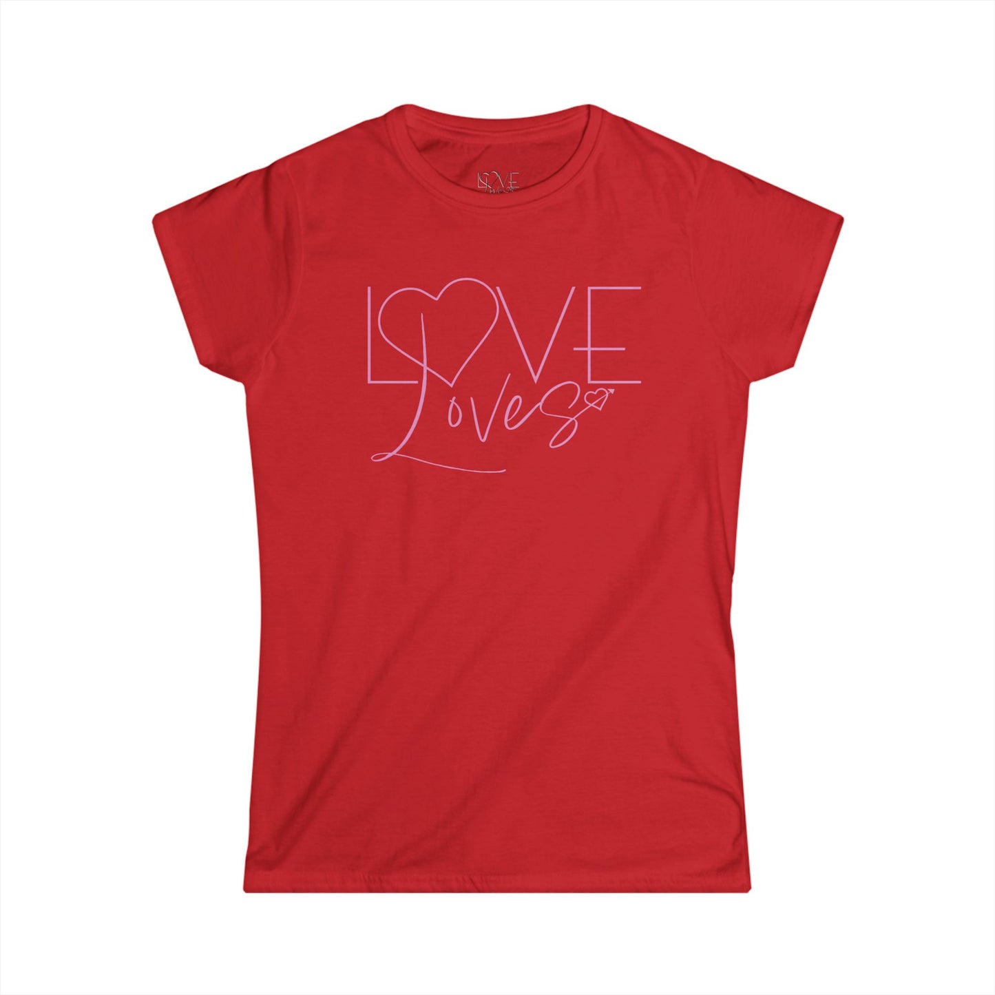 "LoveLoves" WOMEN'S TEE (Pink)