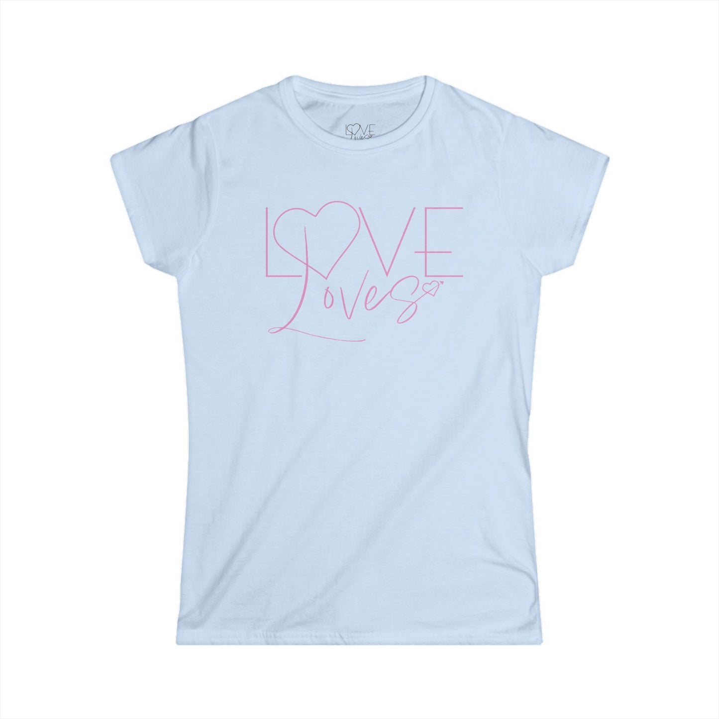 "LoveLoves" WOMEN'S TEE (Pink)