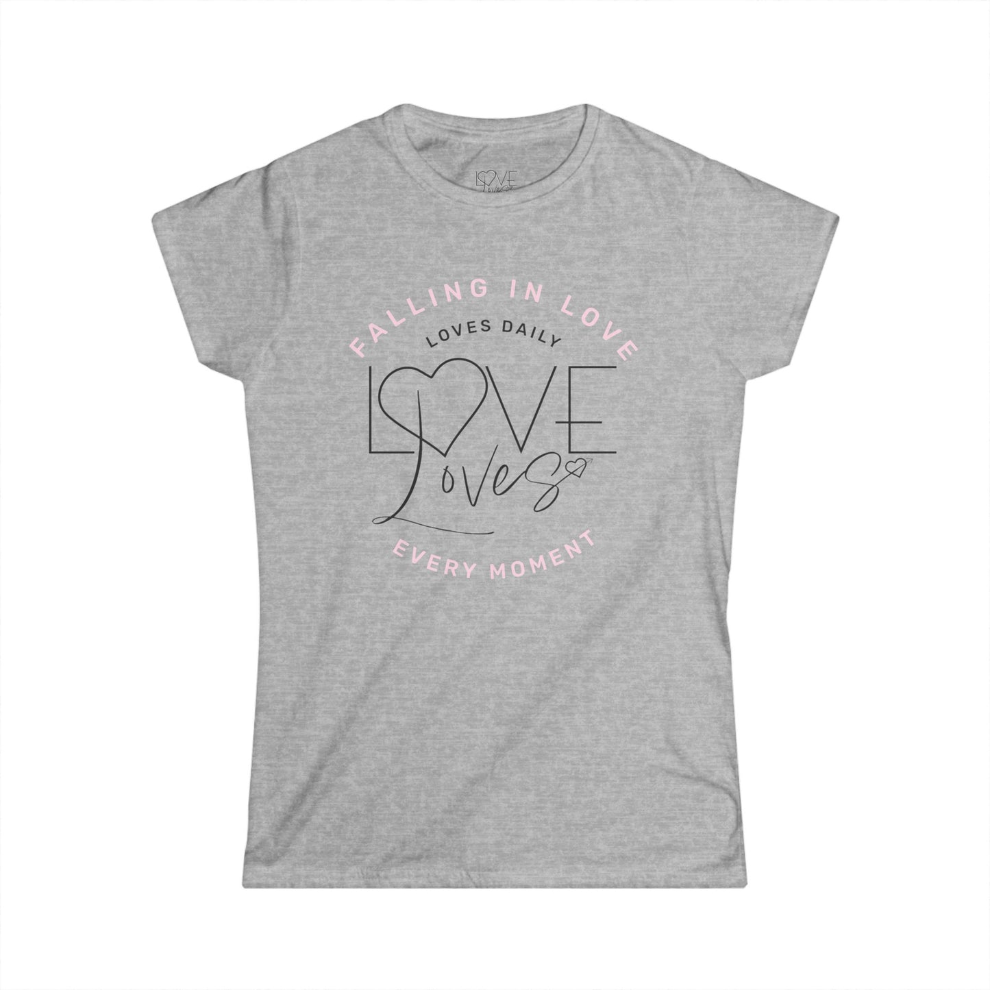 "Falling in LoveLoves Daily" Women's Tee