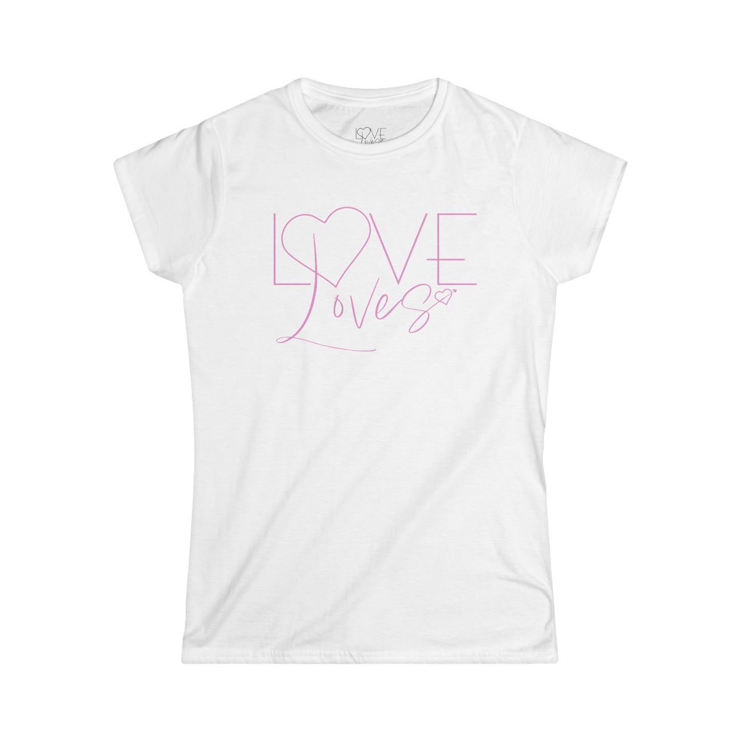 "LoveLoves" WOMEN'S TEE (Pink)