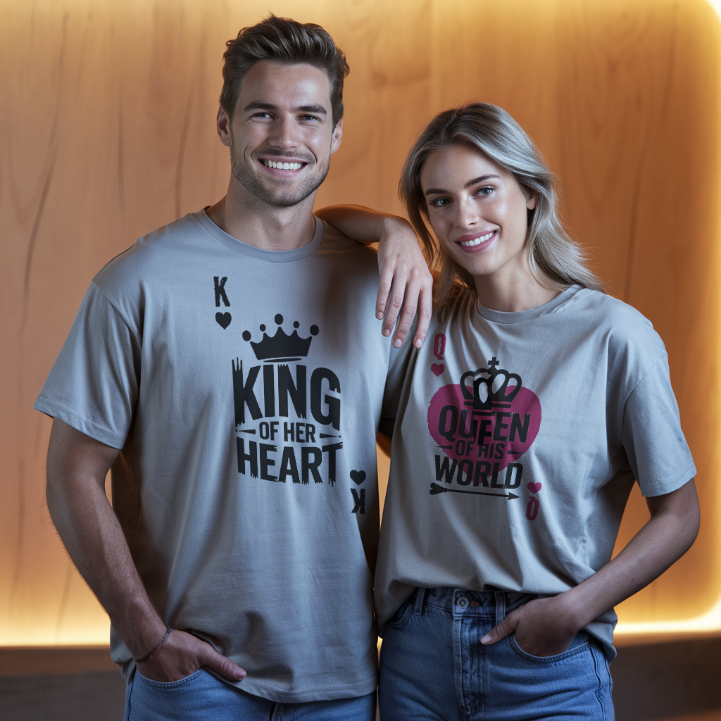 "King of Her Heart" MEN'S TEE