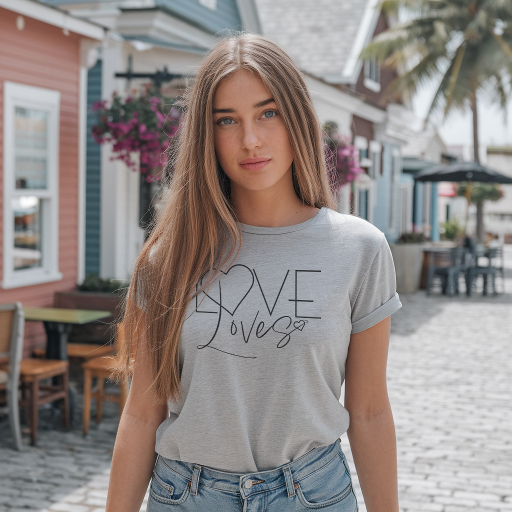 "LoveLoves" Women's Tee (Black)